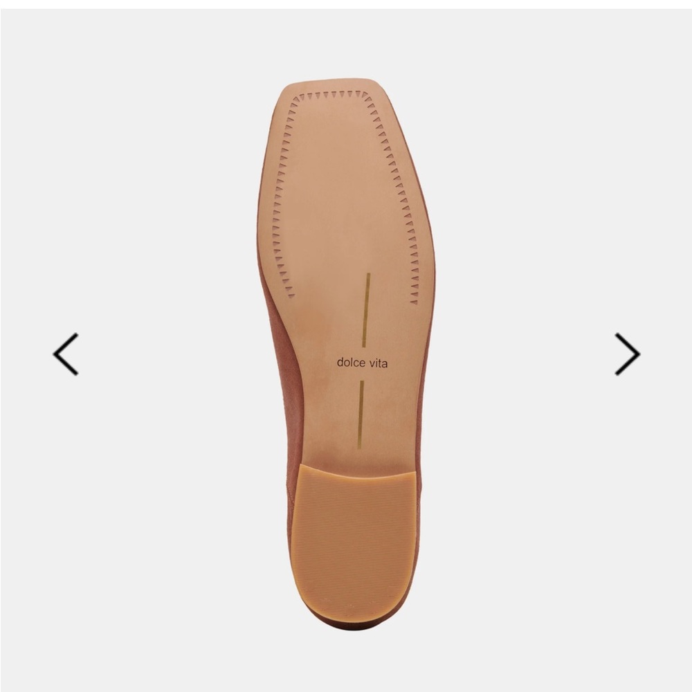 NIB Dolce Vita Anisa Copper Metallic Ballet Flats - Picture 6 of 12